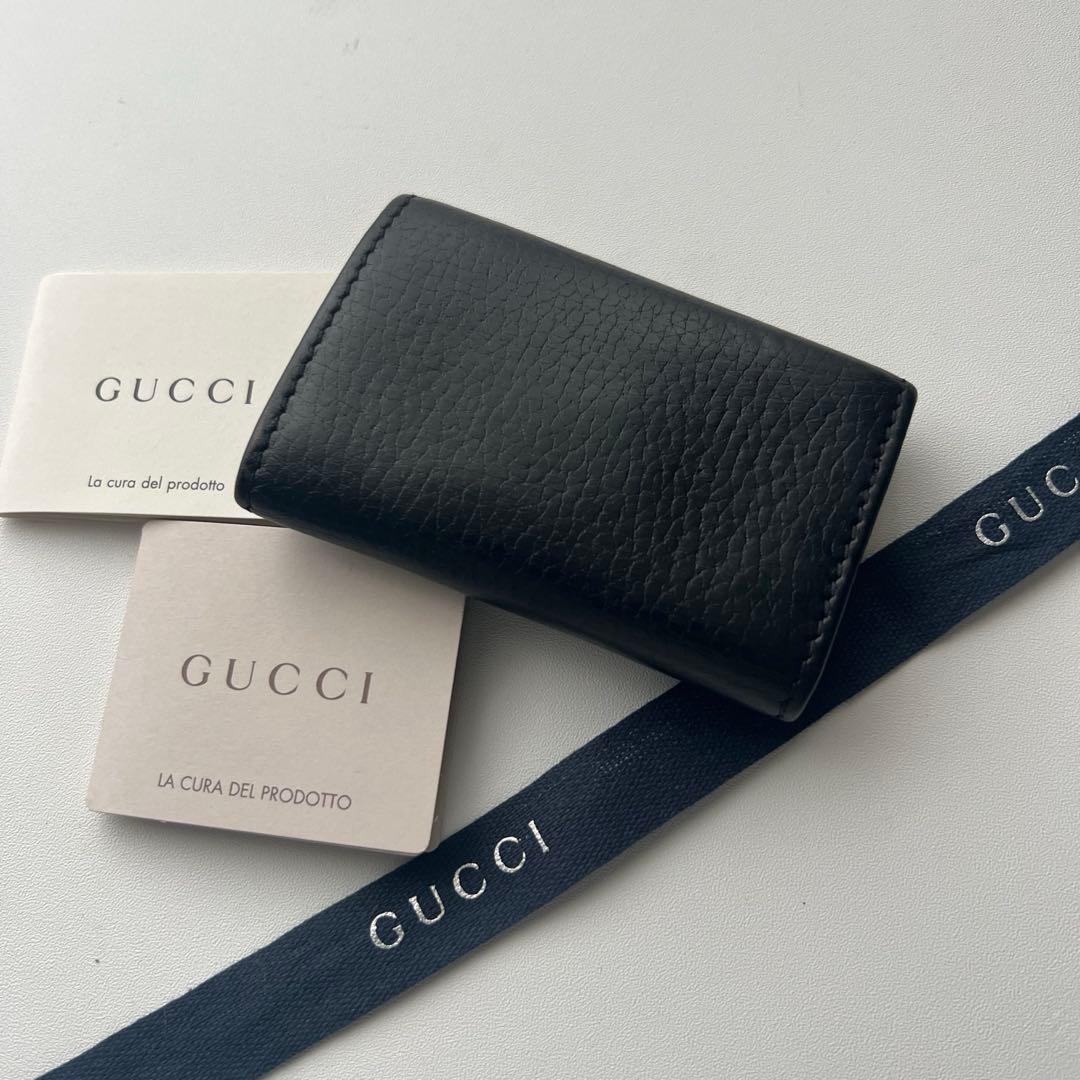96 美品 GUCCI グッチ マーモント キーケース