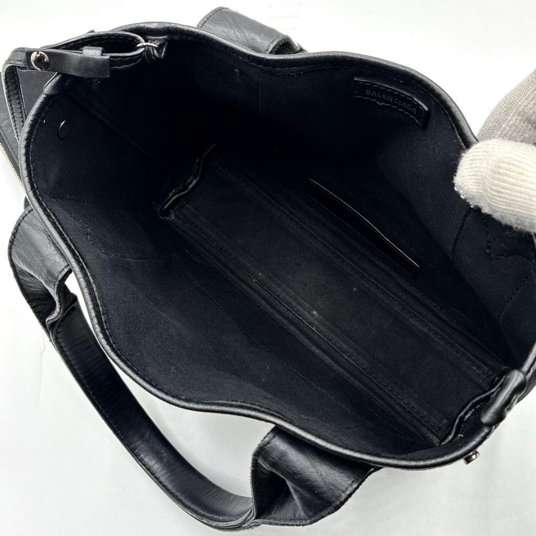 みづまる　バレンシアガ ネイビーカバス XS キャンバス レザー 2way