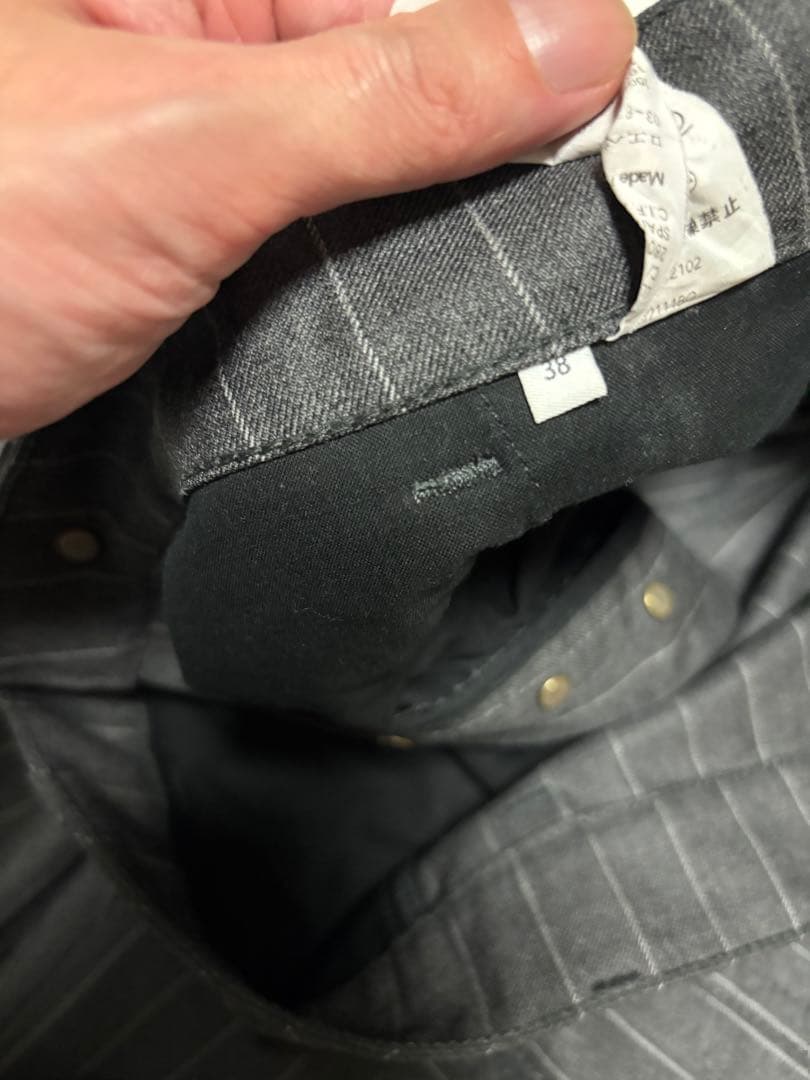 た*う様 LOEWE ストライプスラックス フィッシャーマンパンツ　ストレートシ