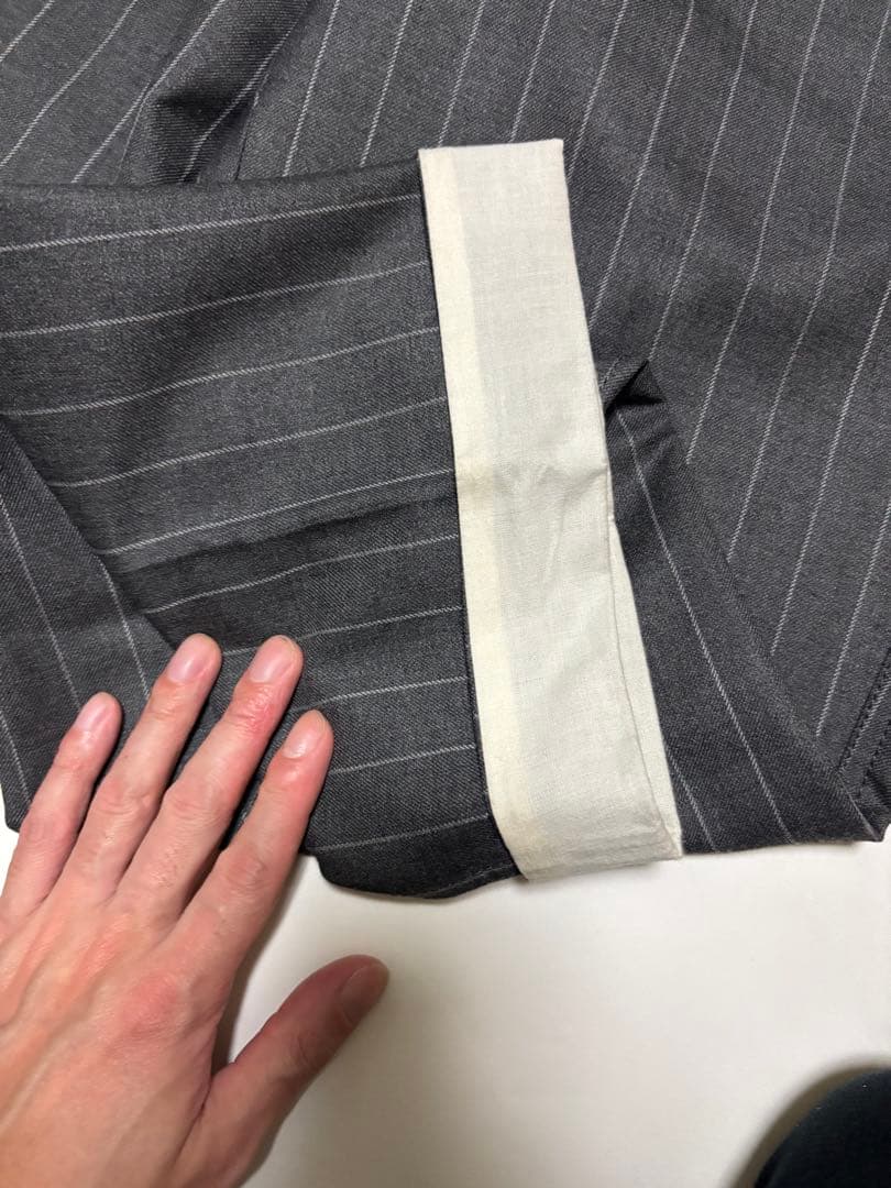 た*う様 LOEWE ストライプスラックス フィッシャーマンパンツ　ストレートシ