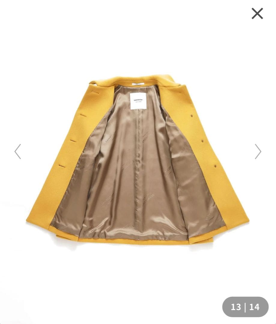 【新品タグ付】SANYOCOATエアージーロンラム ショートコート