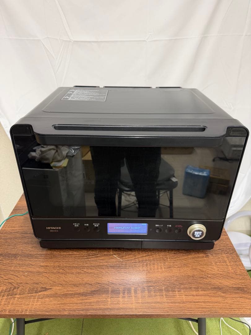 【美品】日立　HITACHI ヘルシーシェフ MRO-W1A　オーブンレンジ