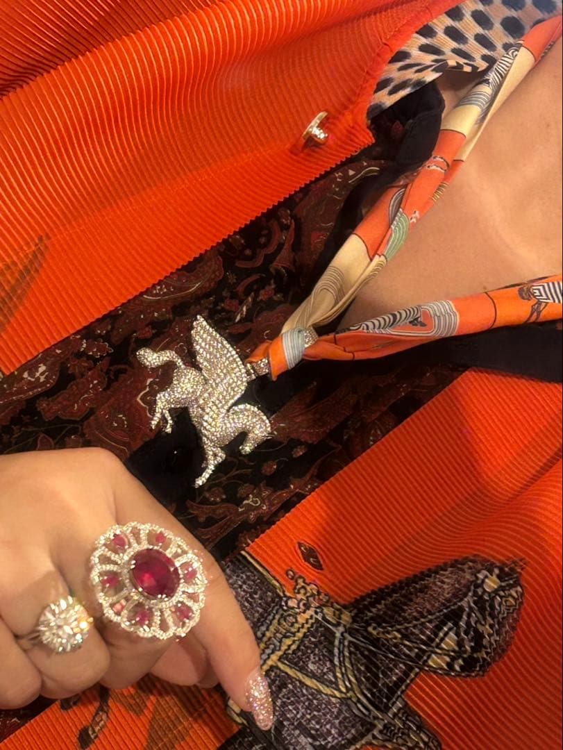 ペガサストップ　チャーム✖️スカーフ