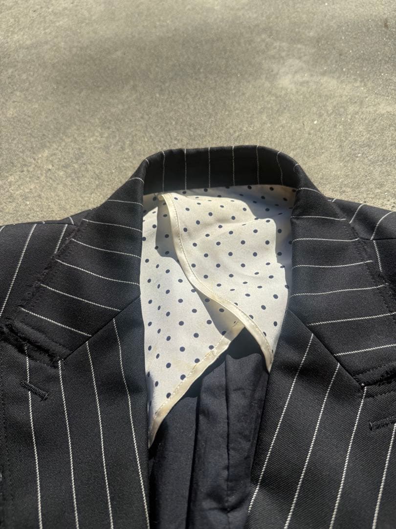 Number Nine ストライプ テーラードジャケット　宮下期　ナンバーナイン