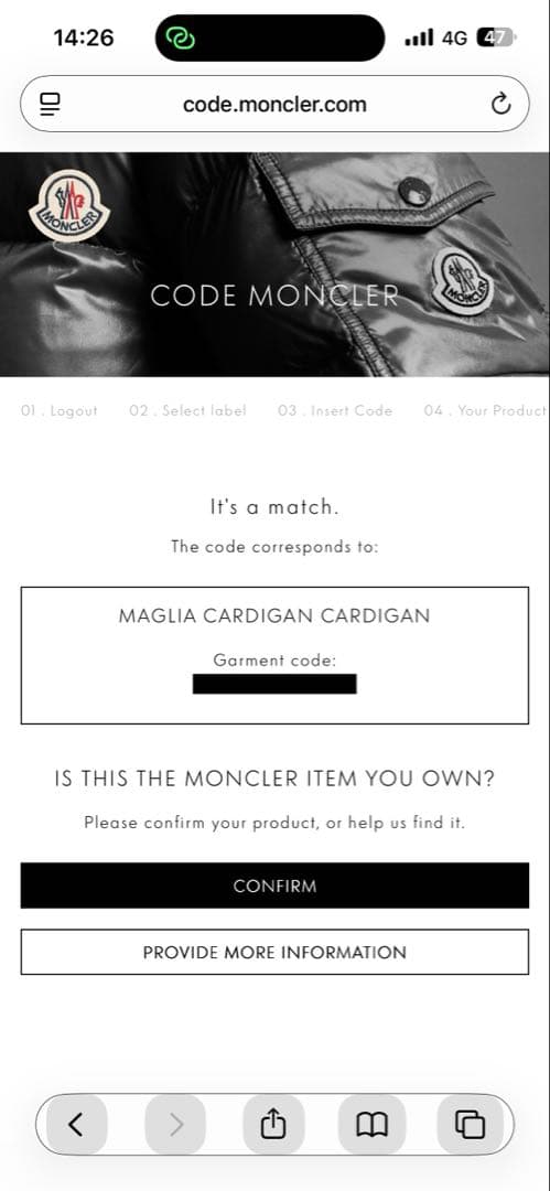 11871【美品・QR鑑定済み】モンクレール　ワッペンロゴ ジップアップパーカー