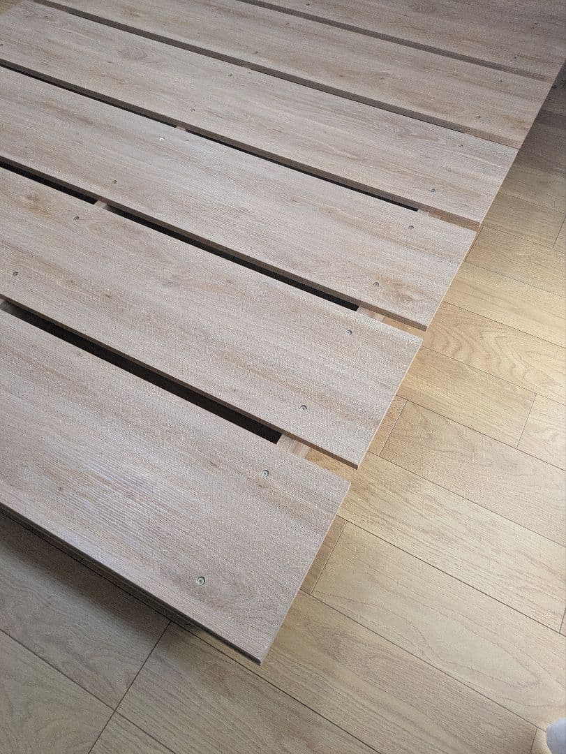 直接取引限定　LOWYA ロウヤ　ダブルベッド　すのこベッド