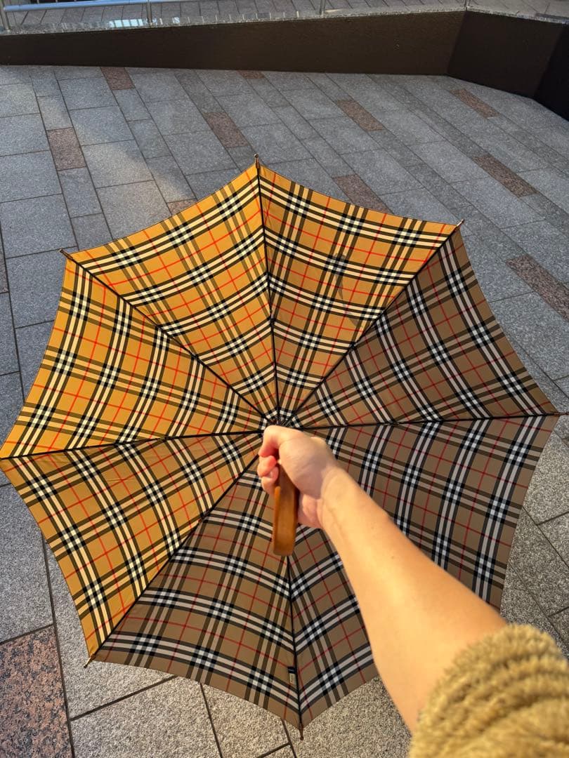 BURBERRY バーバリー 長傘 94cm クラシックチェック／未使用