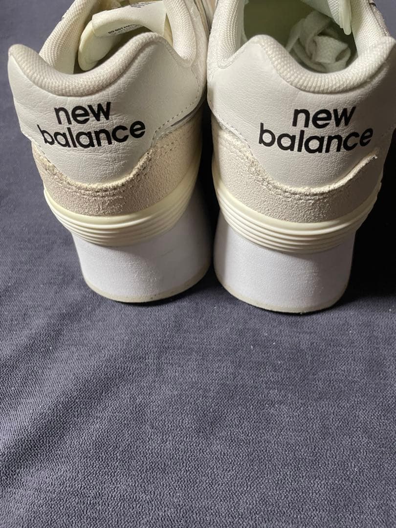 新品23cmニューバランス newbalance 厚底スニーカー574+