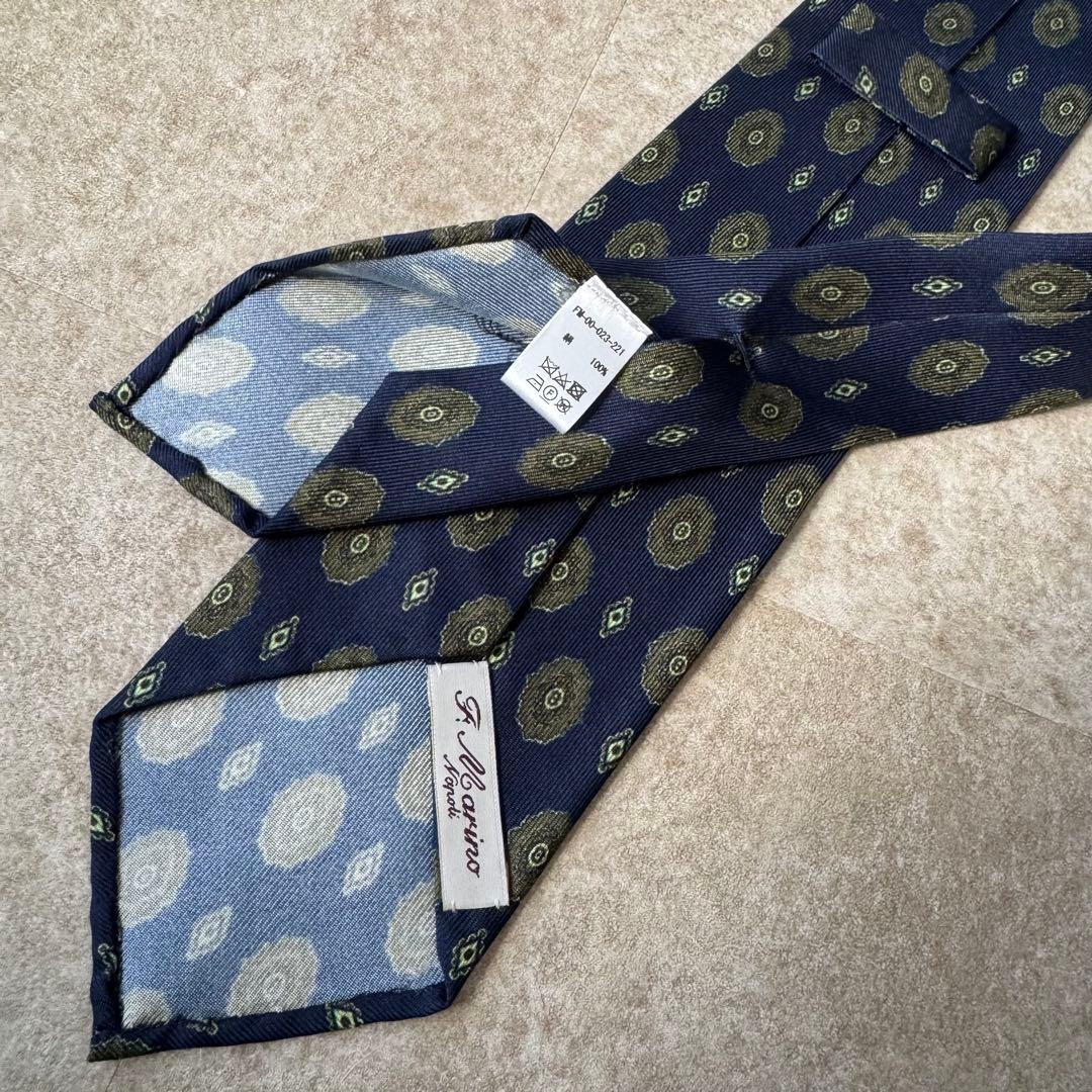 Francesco Marino スフォデラータ 総柄 小紋柄ネクタイ