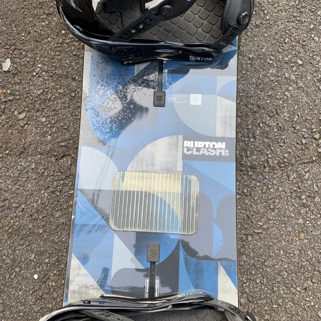 美品 スノーボードセット BURTON CRASH 145cm