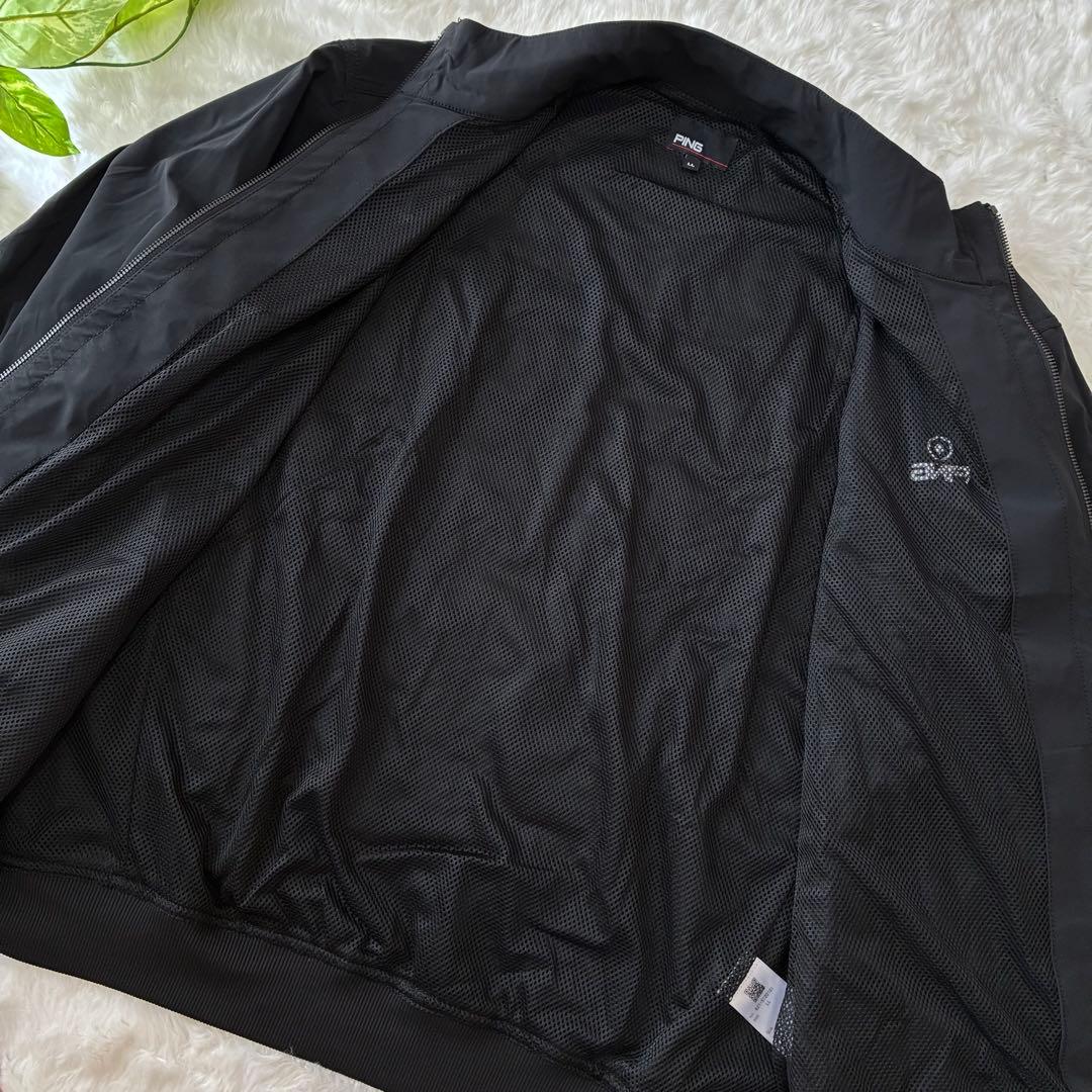 美品・XL✨PING MA-1タイプ　ゴルフブルゾン　ジャケット　内側メッシュ