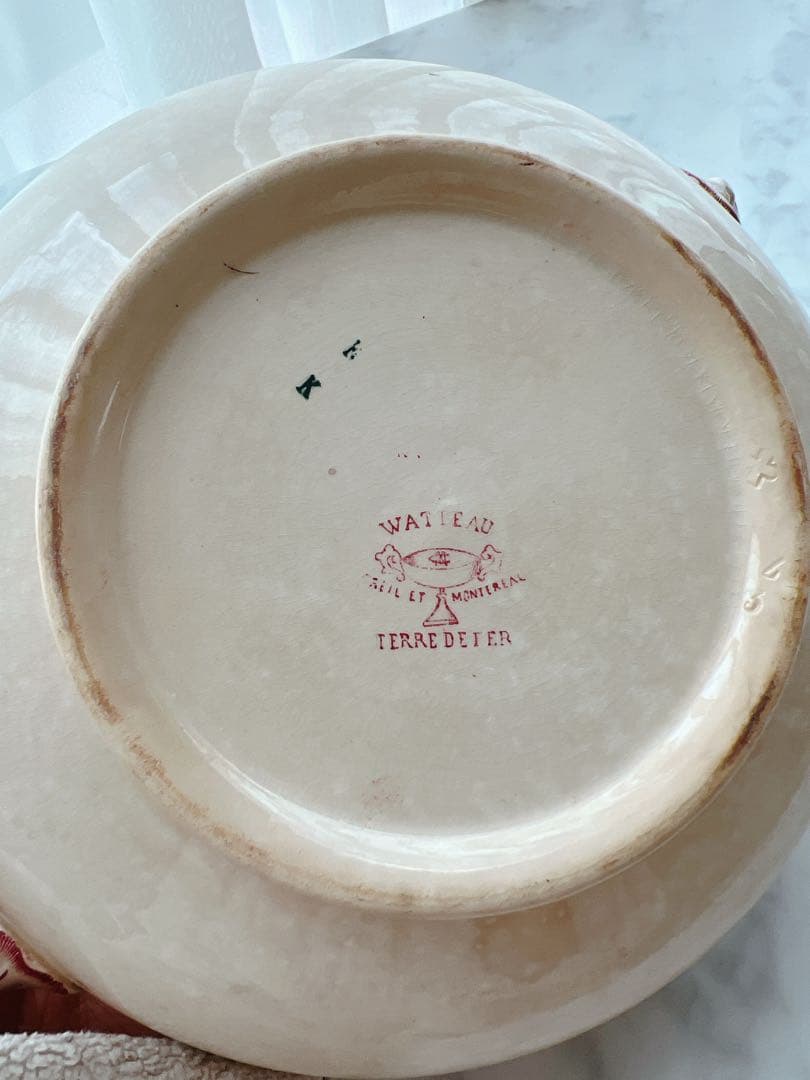 希少！クレイユモントロー　ワトー　スーピエール 蓋なし