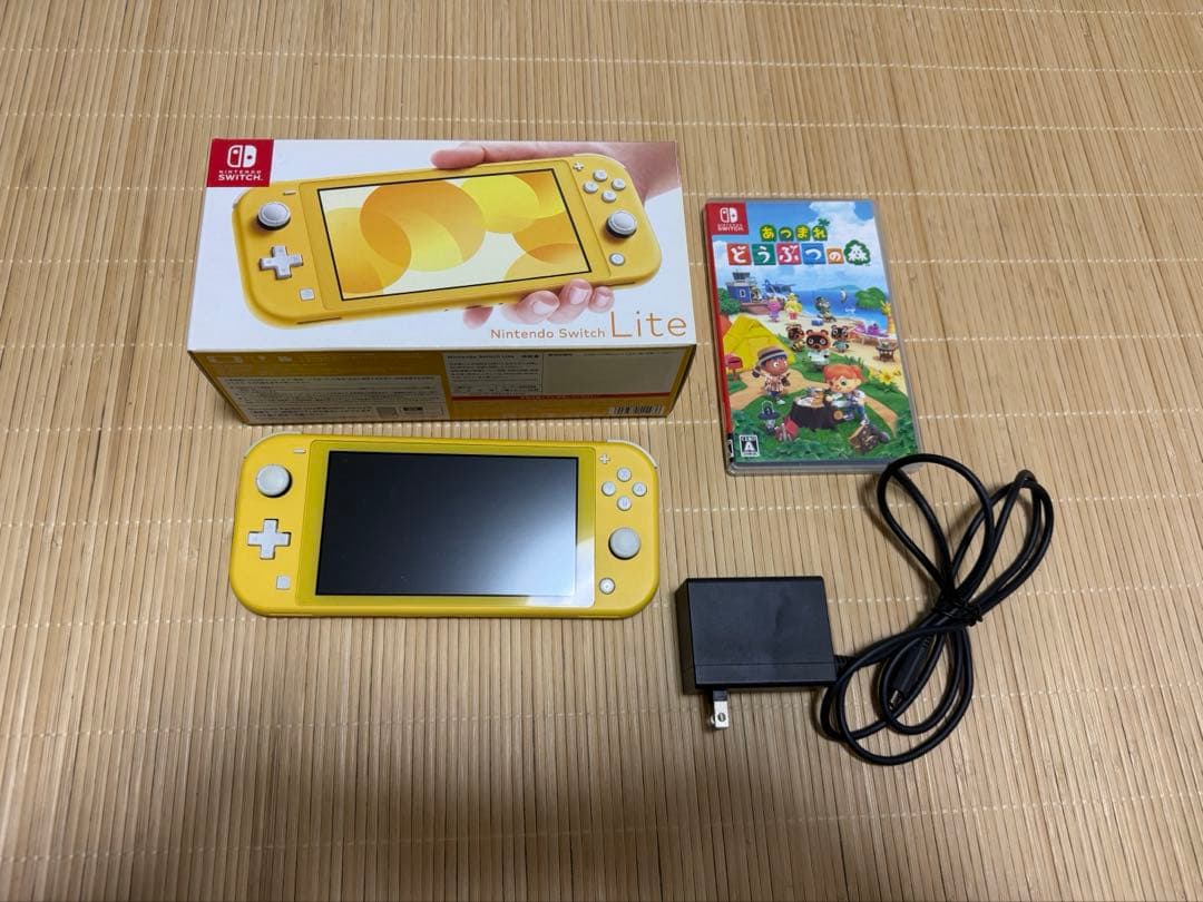 Nintendo Switch Lite イエロー 本体 +あつまれどうぶつの森