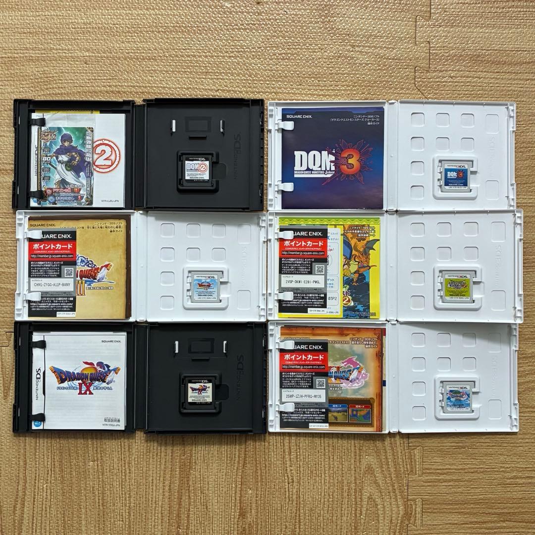 ドラゴンクエスト ソフト 8・9・11・DQMJ2・DQMJ3・イルルカ3d