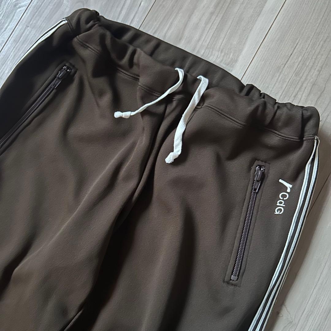 希少＊ローブドシャンブル コムデギャルソン 茶色 トラックパンツ M 4本線