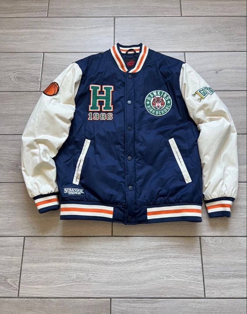 ストレンジャーシングス　ジャケット　Lサイズ　スタジャン