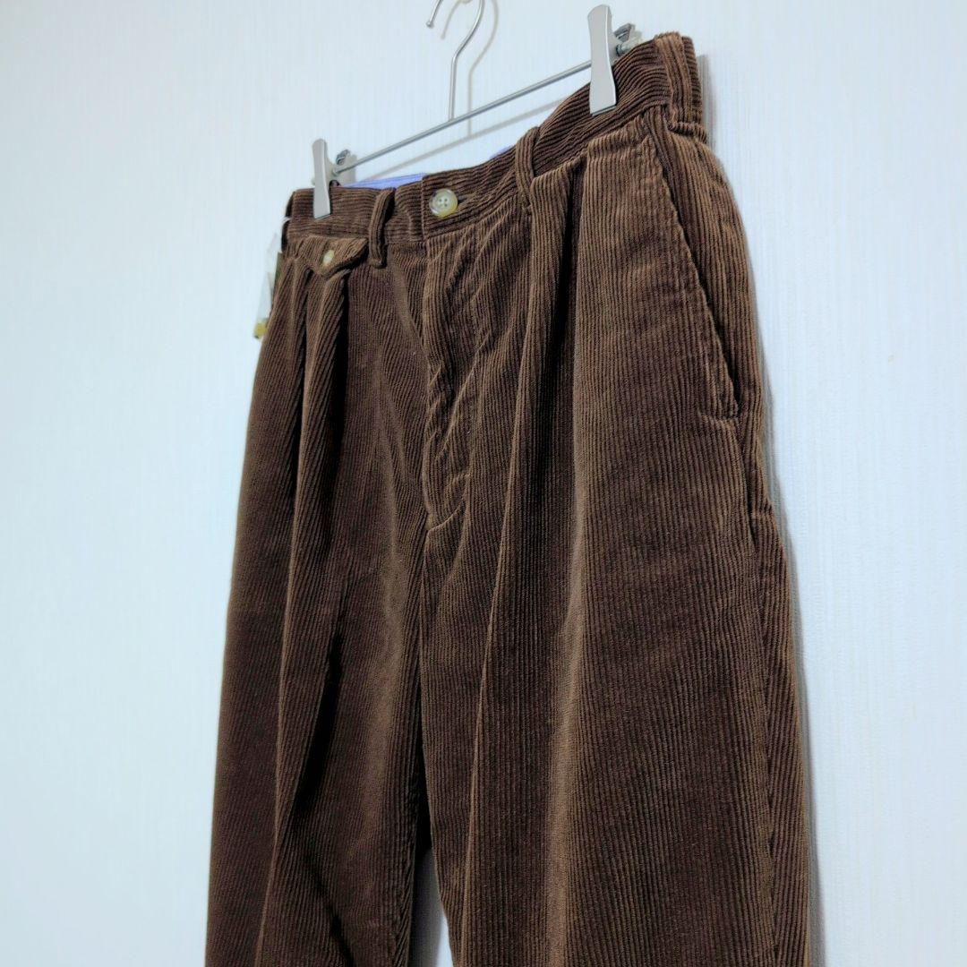 【新品】BEAMS PLUS 百名品 2プリーツ テーパード コーデュロイ S