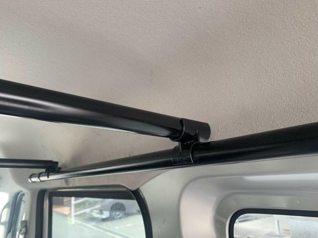 イレクターパイプ　アルミ製品　軽量で高強度　エブリイ　DA17　ロッドホルダー