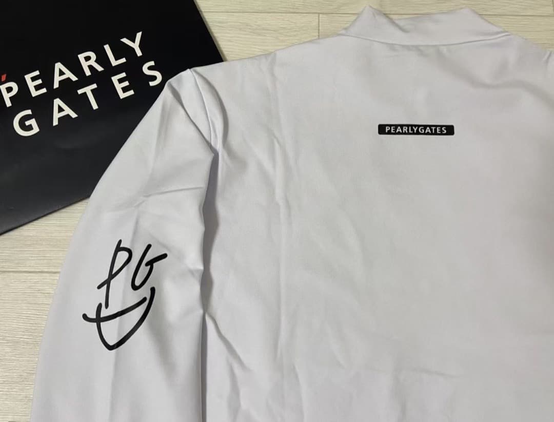 新品 新商品 日本正規品 パーリーゲイツ 吸水速乾 遮熱 裏起毛 白 5 L