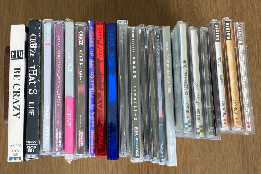 CRAZE CD、DVDコレクション