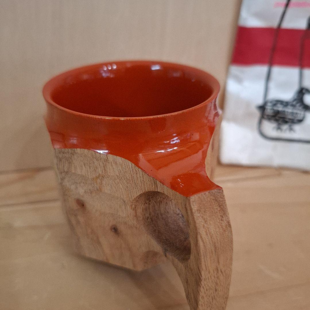 ジンカップ　赤漆 Urushi KIKISA Jincup M 袋付き②