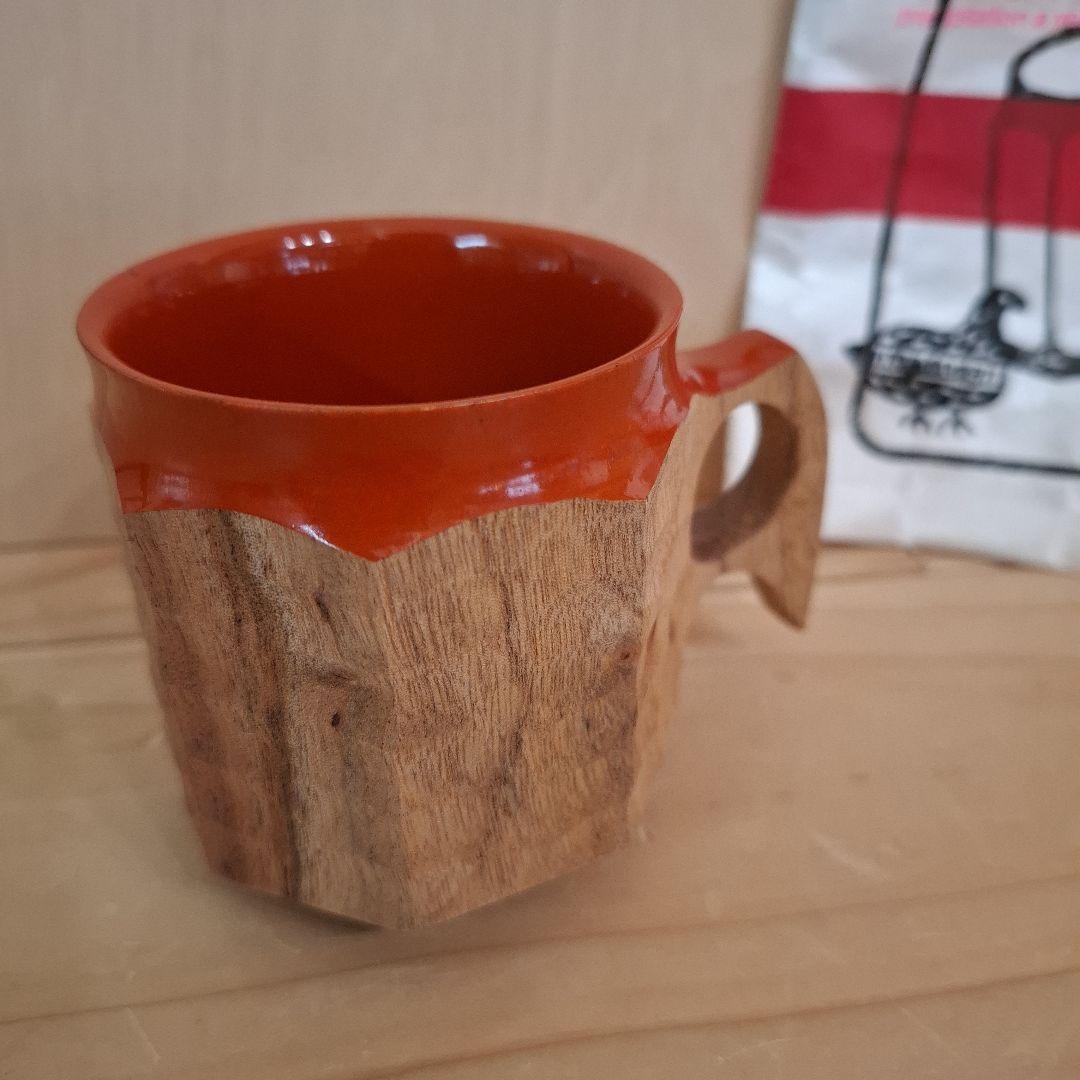 ジンカップ　赤漆 Urushi KIKISA Jincup M 袋付き②
