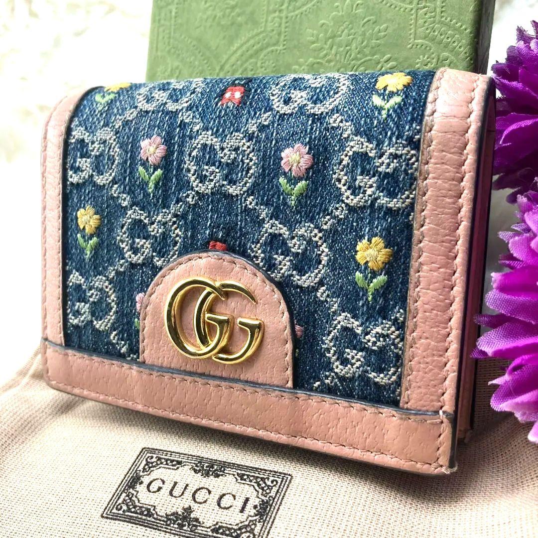 美品✨限定モデル✨GUCCI グッチ マーモント フローラルエンブロイダリー