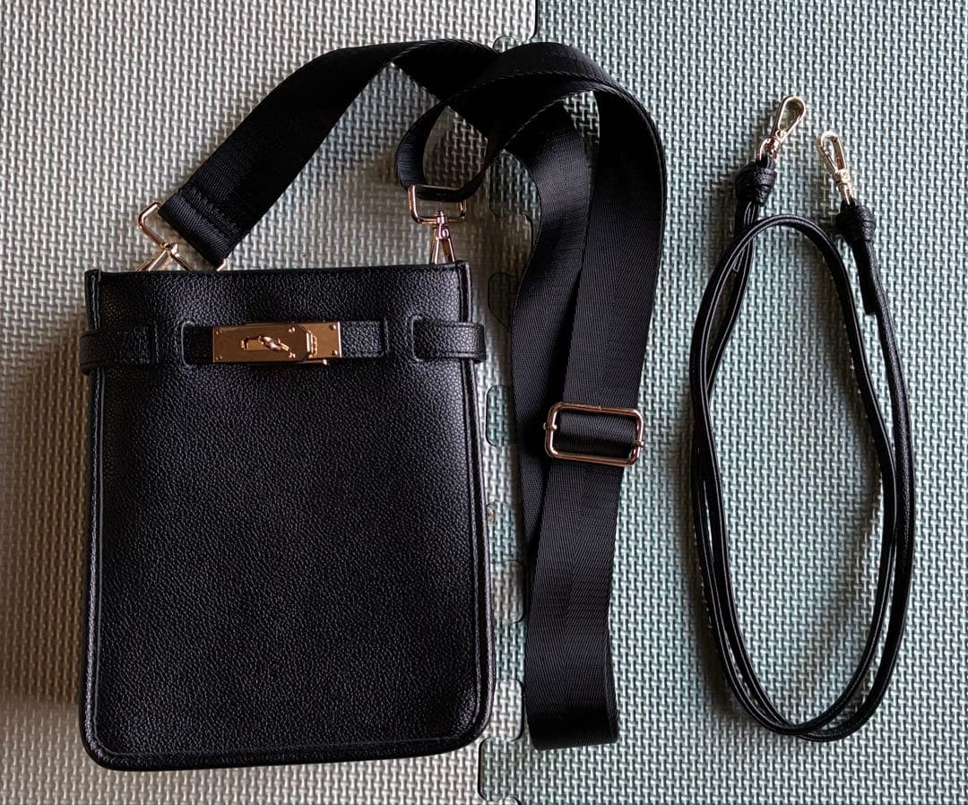 LOUNIE ルーニィ　マルチWAYミニショルダーポーチ　ブラック