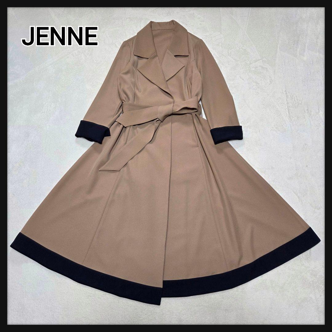 [極美品]JENNE オードリーフレアトレンチコート 24SS 近年モデル