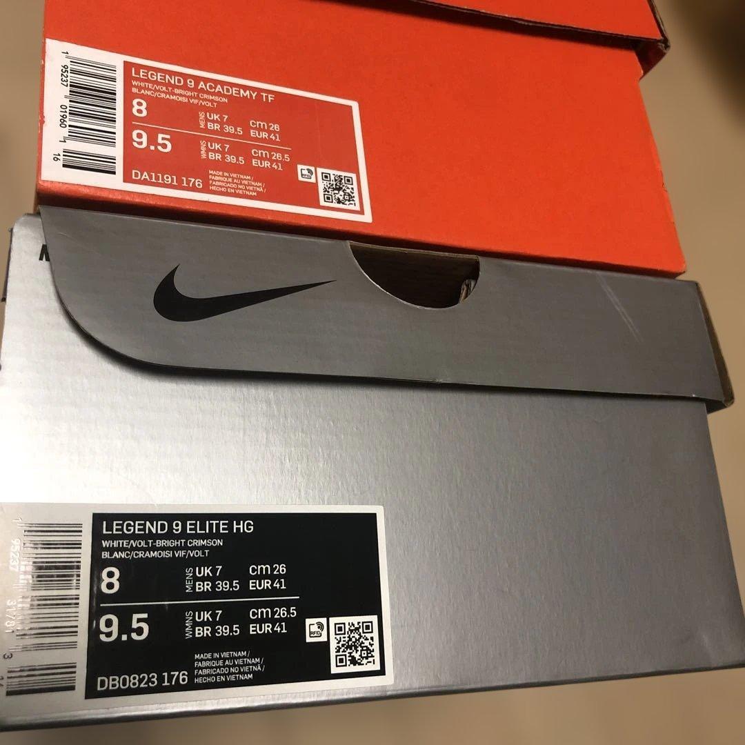 ナイキ　ティエンポレジェンド9 スパイクとトレシュー２点セット　26cm