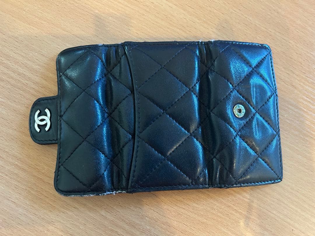 CHANEL シャネル ラムスキン マトラッセ 6連キーケース シルバー金具