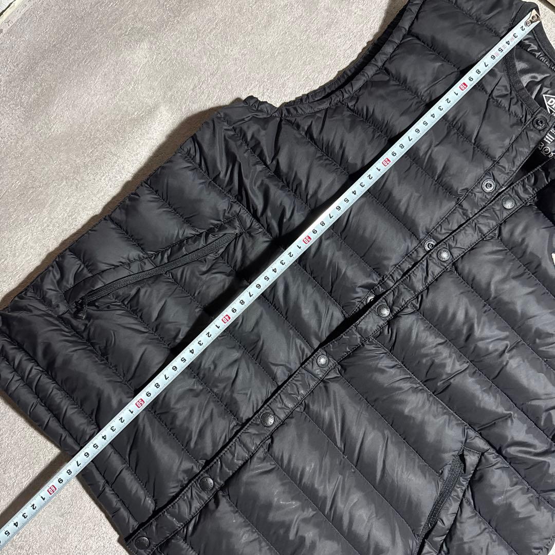 DANTON ブラック ダウンベスト 38