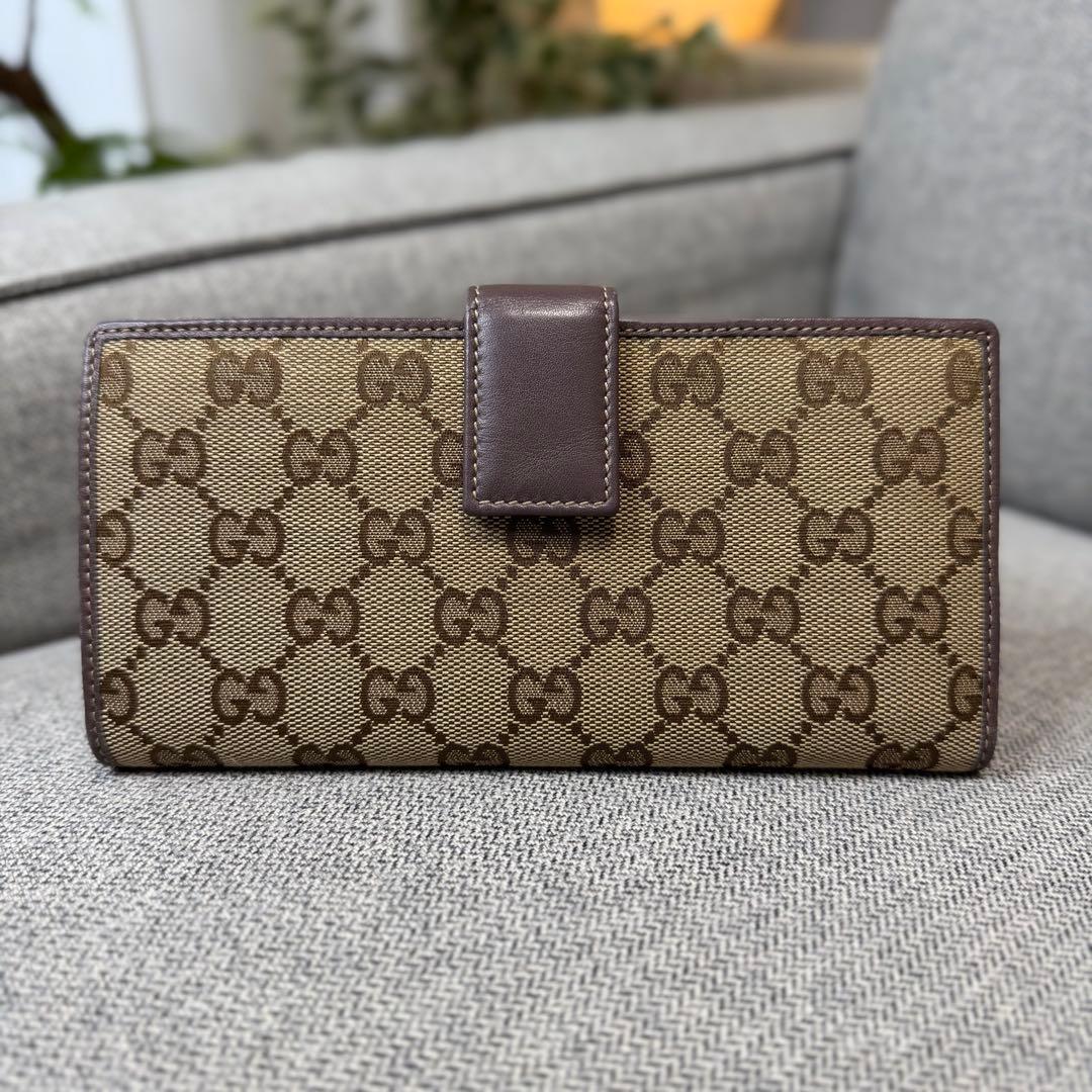 GUCCI グッチ メイフェア プリンシー ロングウォレット GG キャンバス