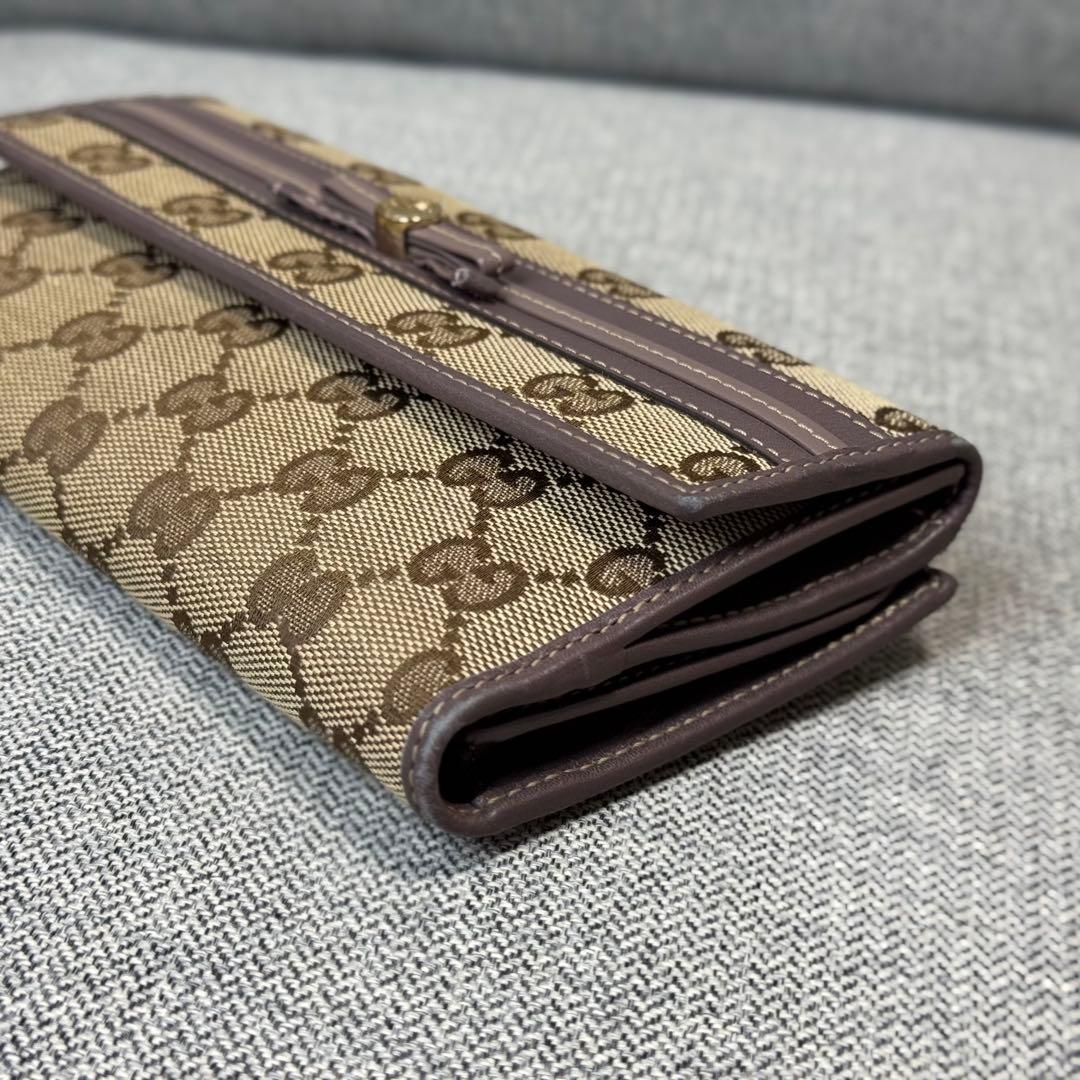 GUCCI グッチ メイフェア プリンシー ロングウォレット GG キャンバス