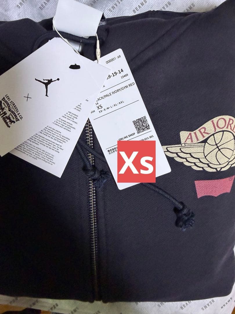 ジャケット・アウター Nike Jordan x LEVI'S Fleece Zip Hoodie