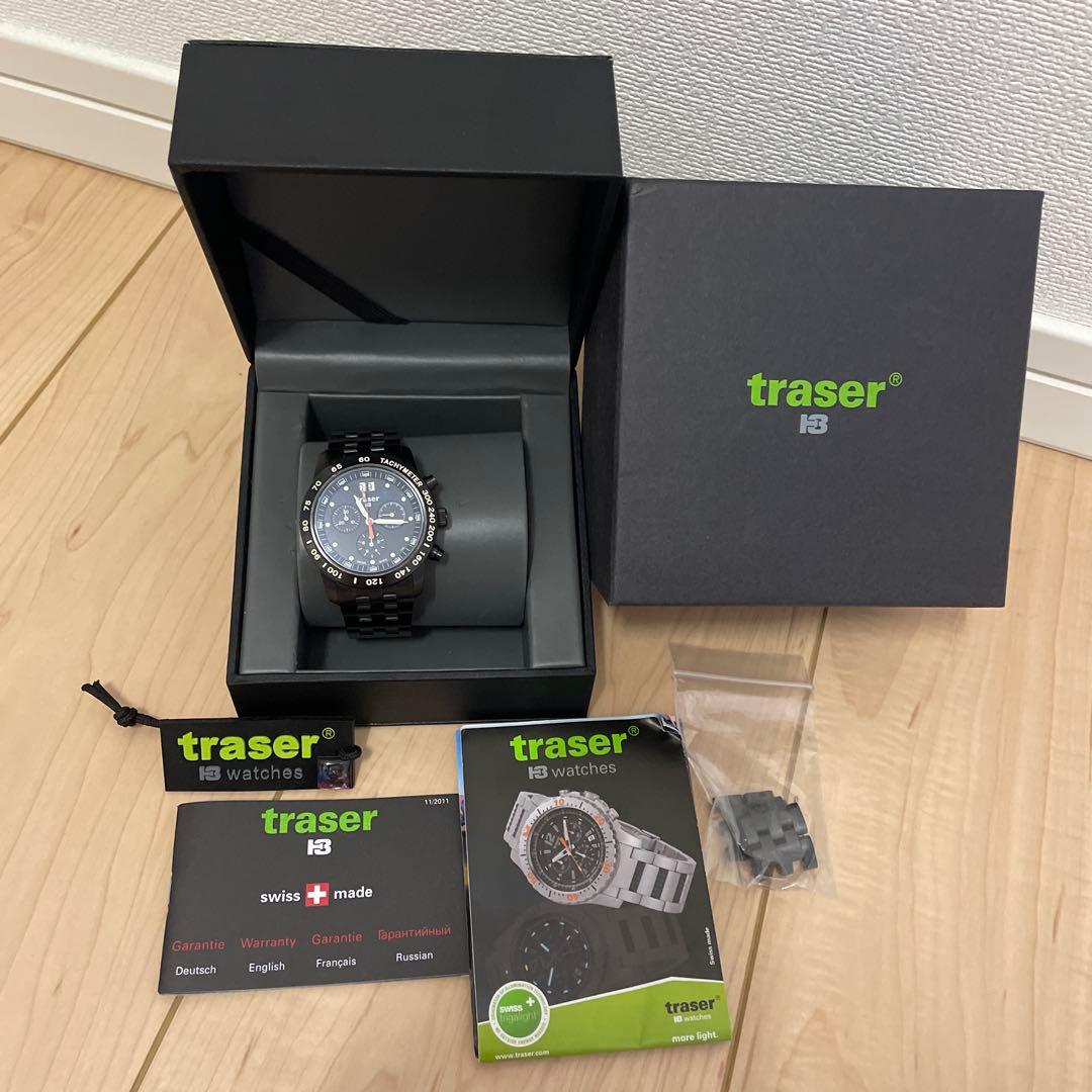 traser タキメーター付き腕時計(クォーツ)