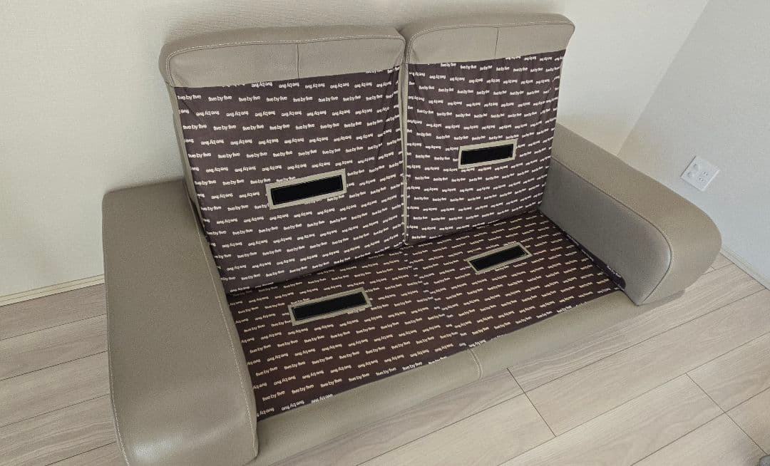 大幅値下げ!!ACTUS レザーソファ 2人掛け W180cm