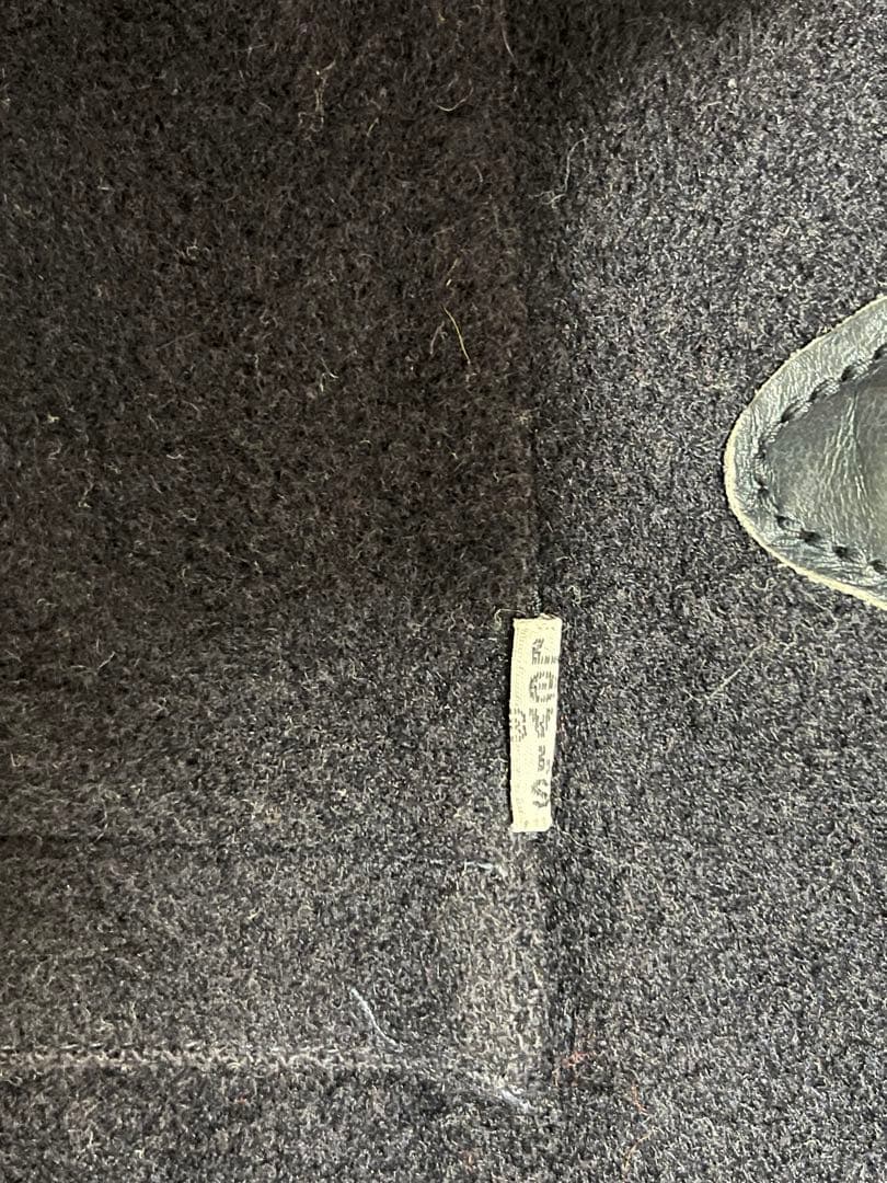 【美品、80s、イタリア製】リーバイス　ダッフルコート　ネイビー　紺　38 L