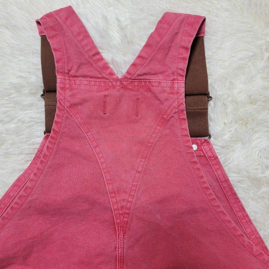 MARET マレ♡オーガニックダックワークONワークオーバーオール ピンク