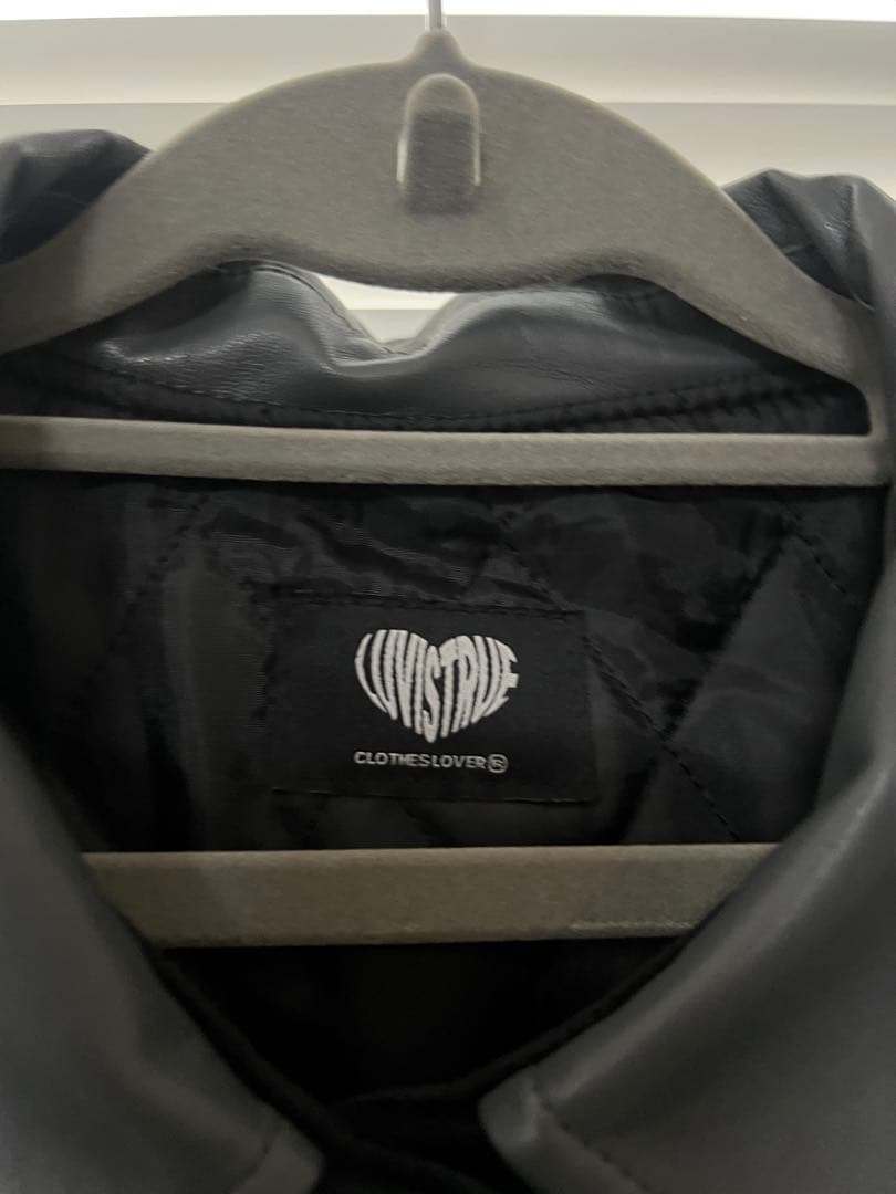 LUV IS TRUE スタジャン チャコール