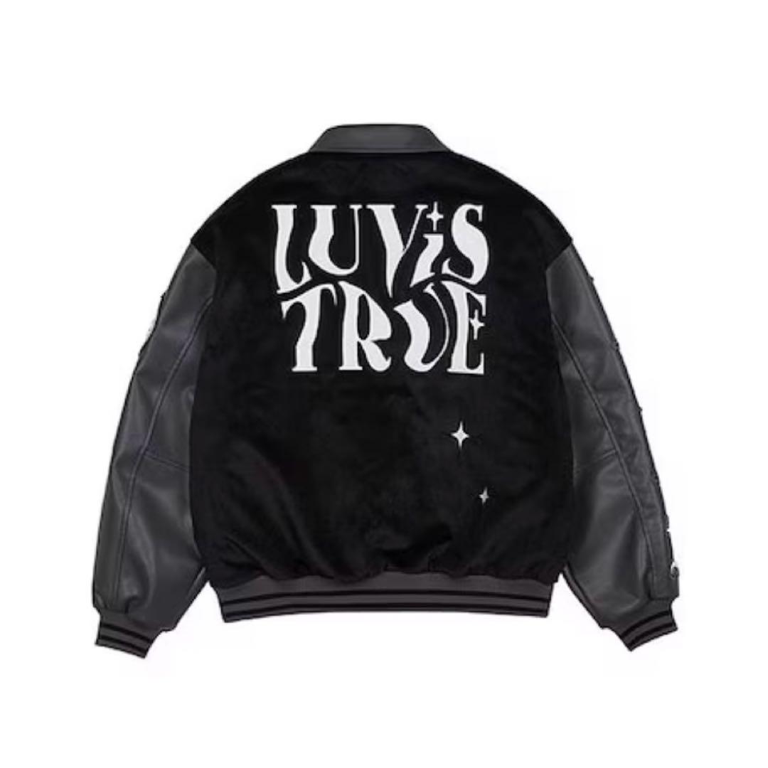 LUV IS TRUE スタジャン チャコール