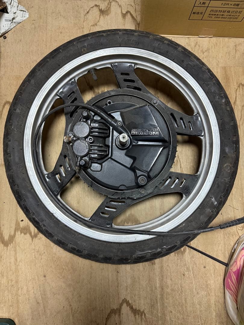 cbx550フロントホイールリアホイール