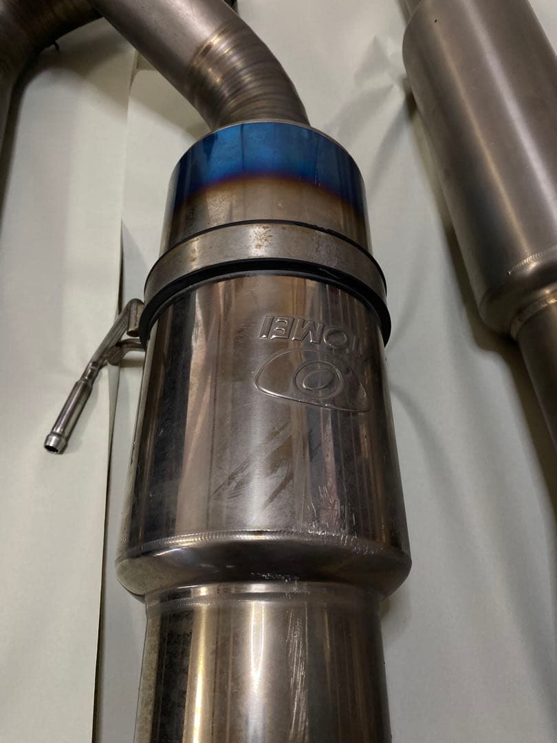 Tomei EXPREME Ti ステンレス製マフラー ブルー仕上げ