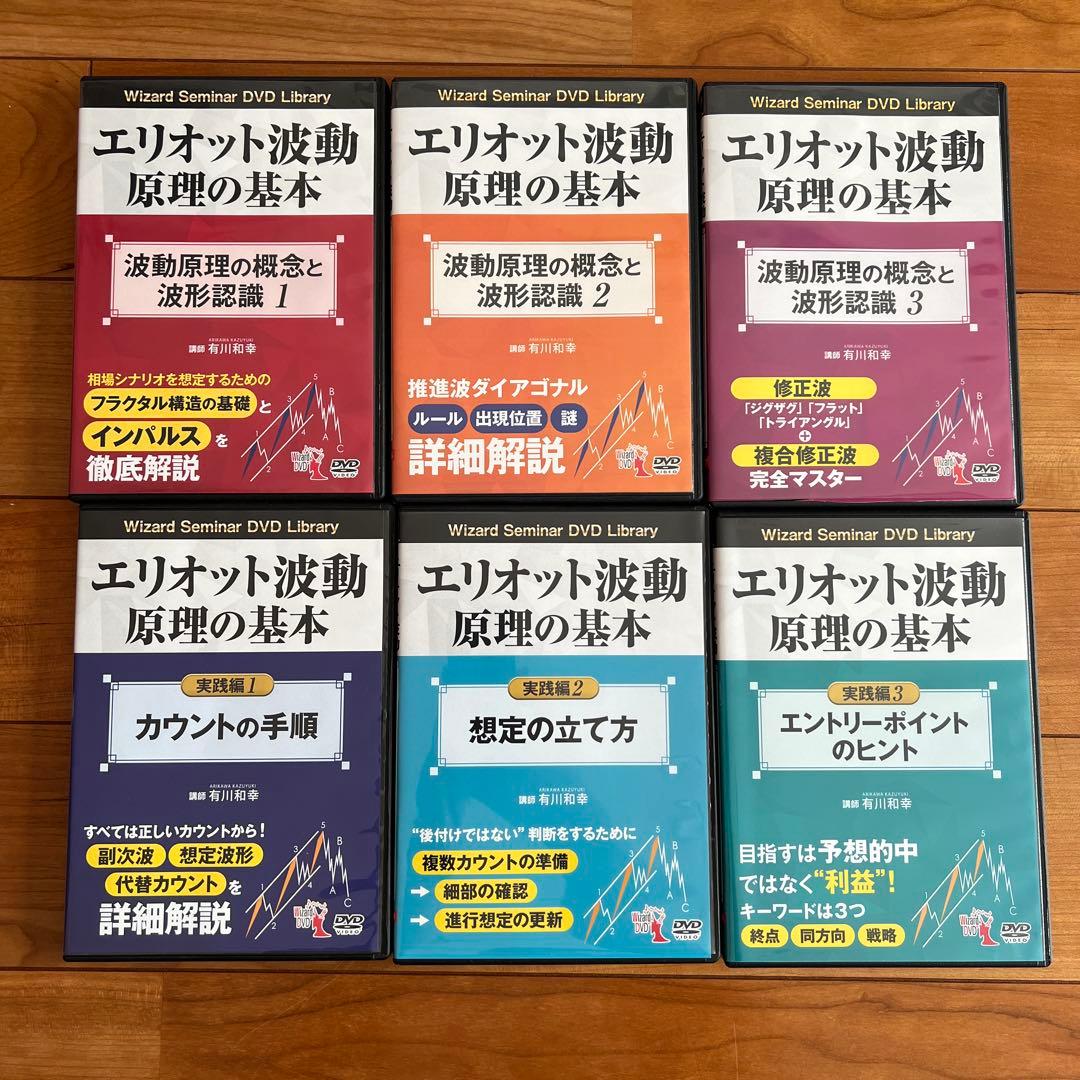 エリオット波動原理の基本 DVD 6枚セット