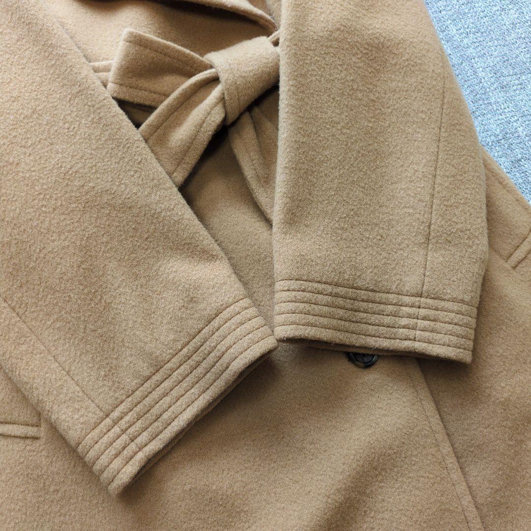 スピックアンドスパン　ウール　オーバーサイズ　チェスターコート　マキシ丈