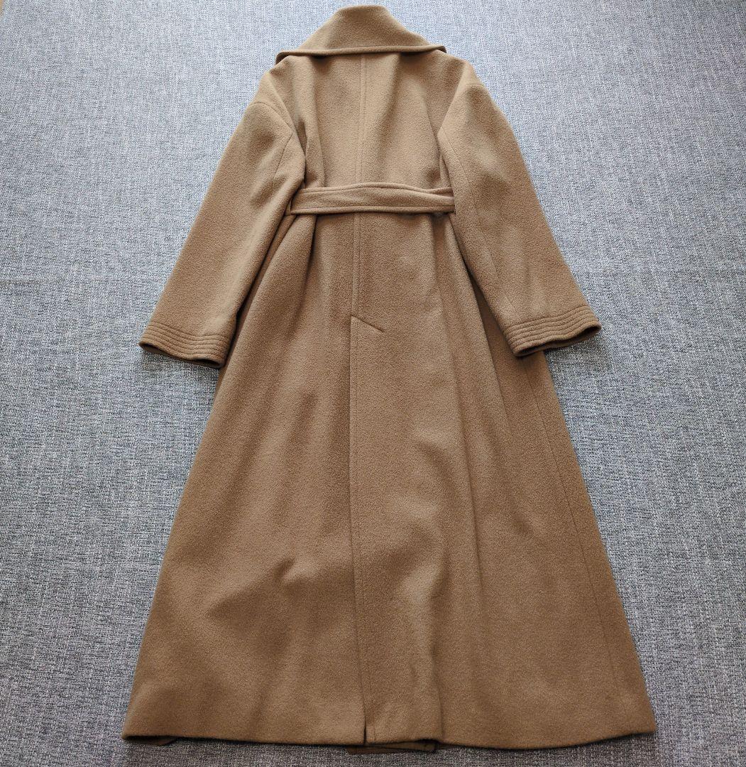 スピックアンドスパン　ウール　オーバーサイズ　チェスターコート　マキシ丈