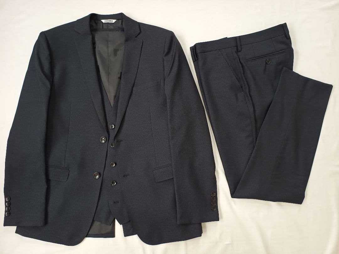 【カイ】renoma HOMME レノマ スーツ 3ピース A6