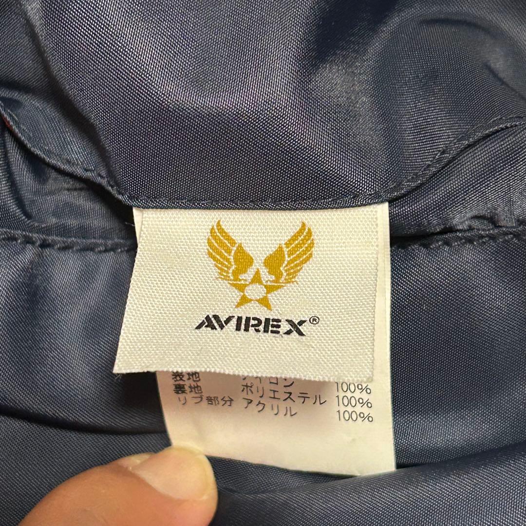 AVIREX　フライトジャケット　MA-1 ネイビー