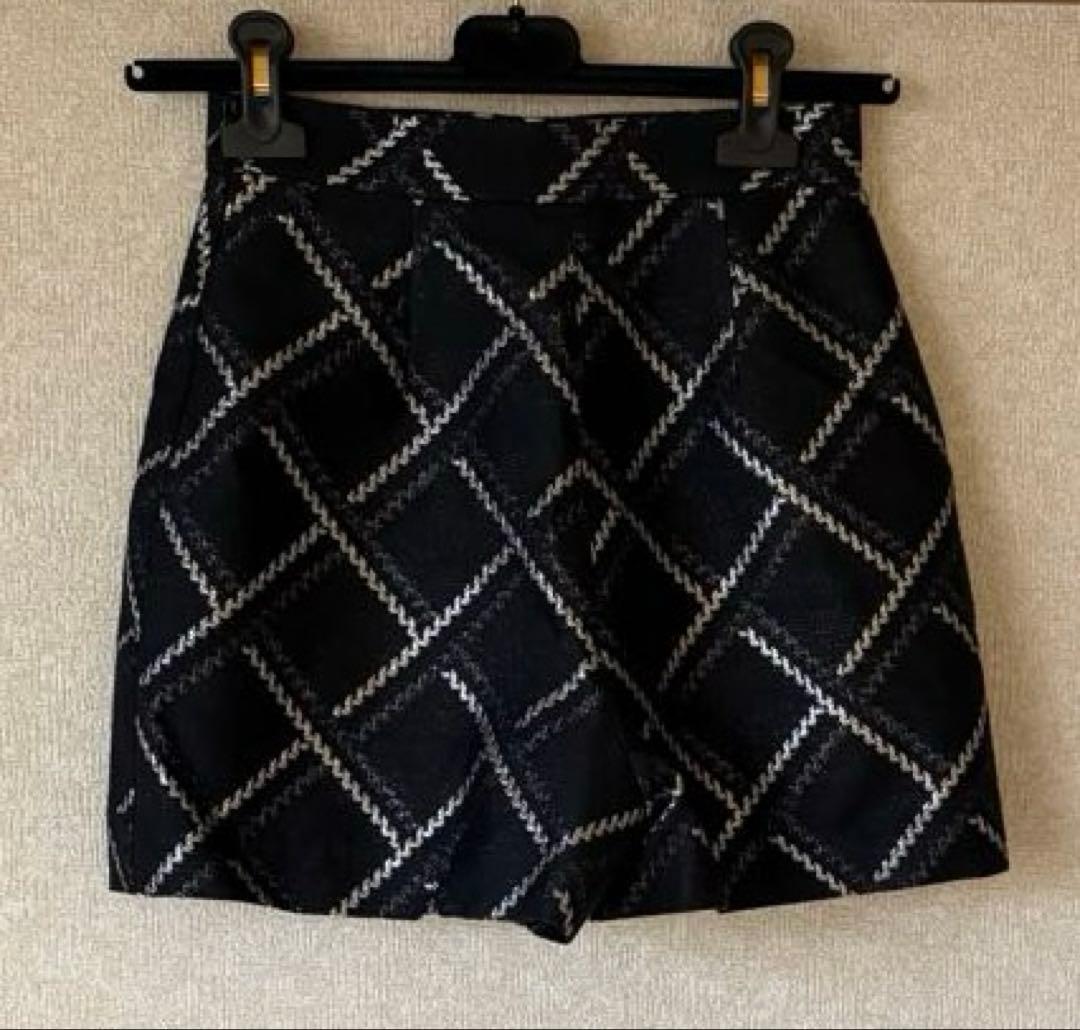 sheller メタリックラインキュロット