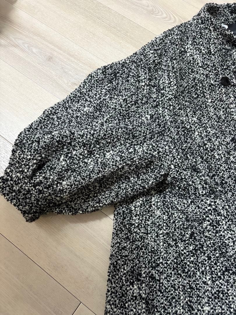 ⚠️期間限定値下げ　IENA ラブークル　杢ツイードW前コート